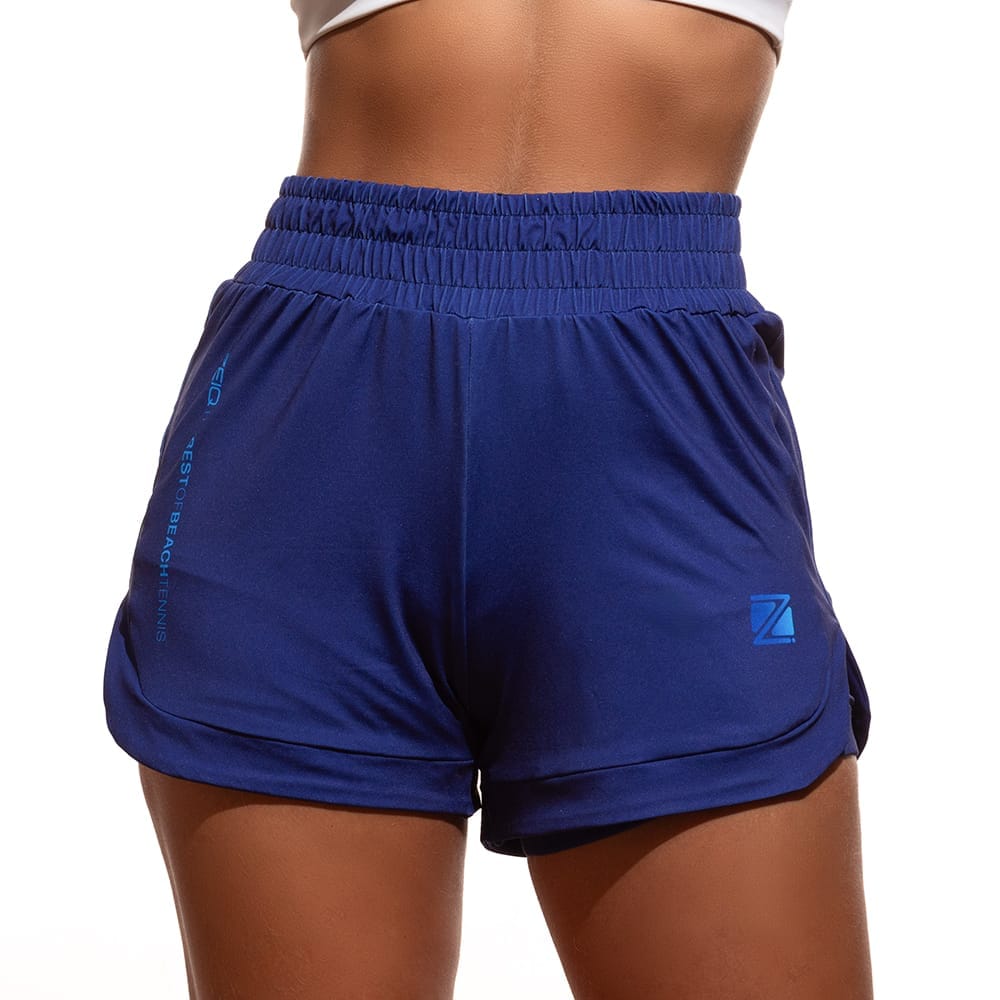 Short Feminino Unique Azul Zeiq