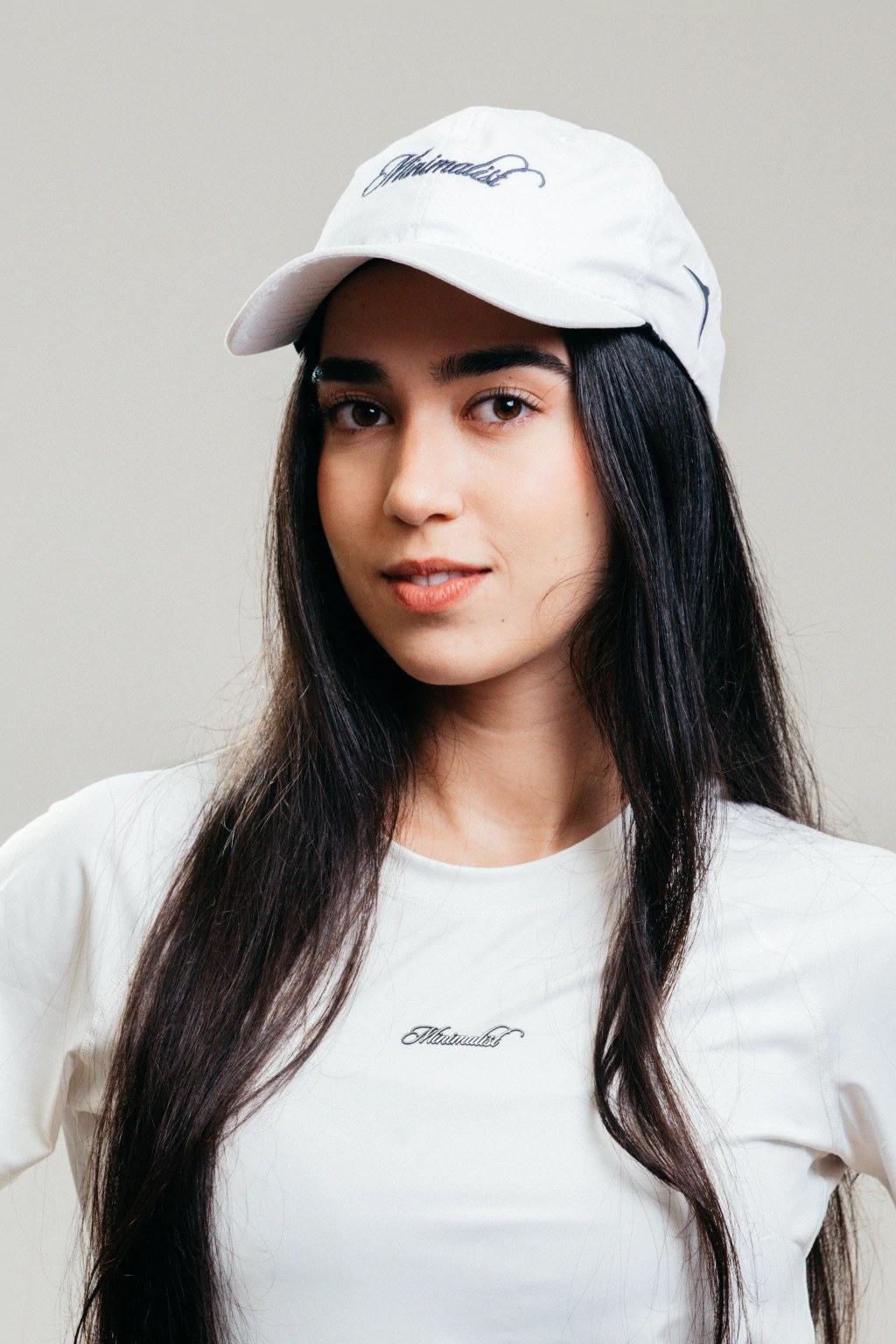 Boné Minimalist See You On The Court - White + Navy Blue