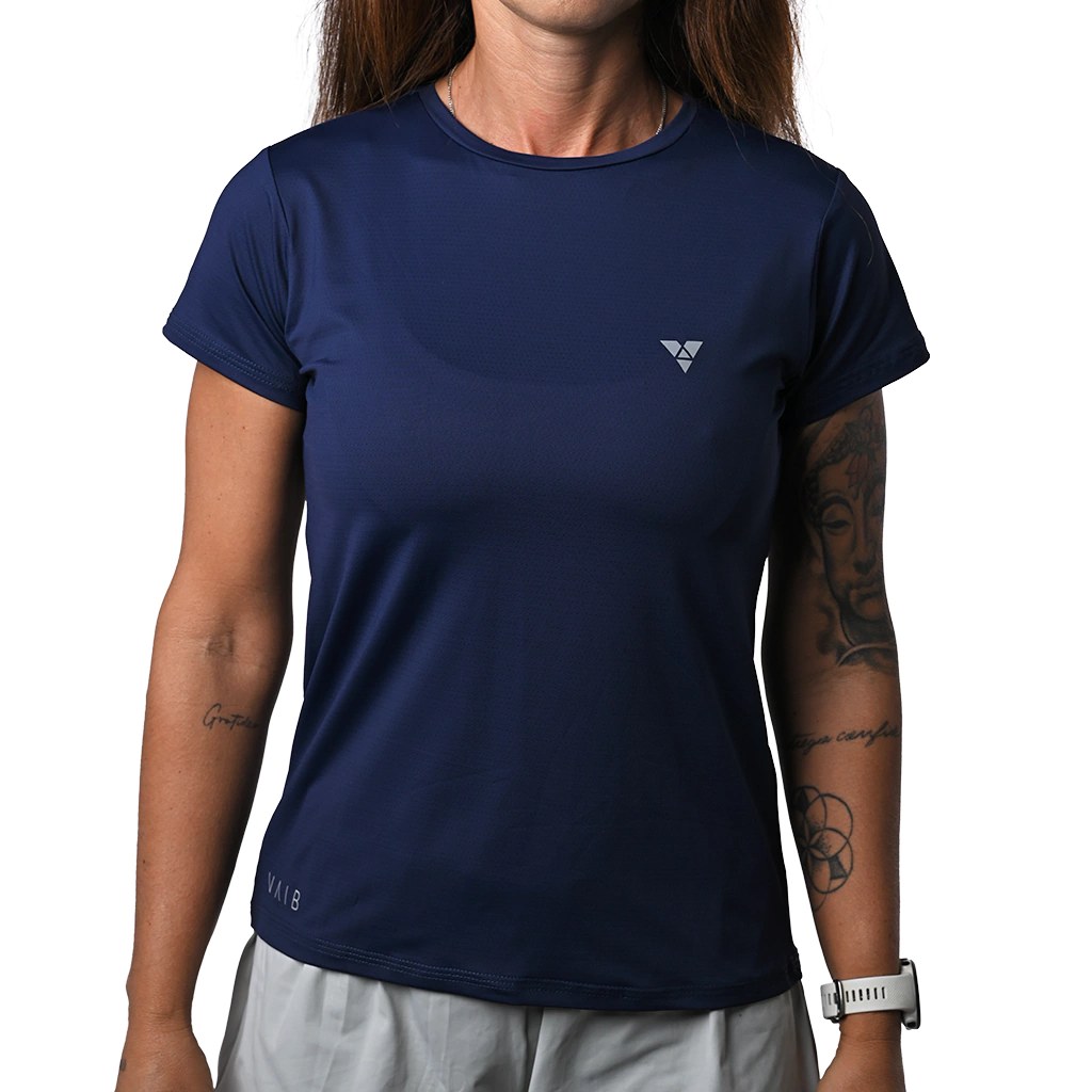 Babylook Vaib Unique Azul Marinho e Prata