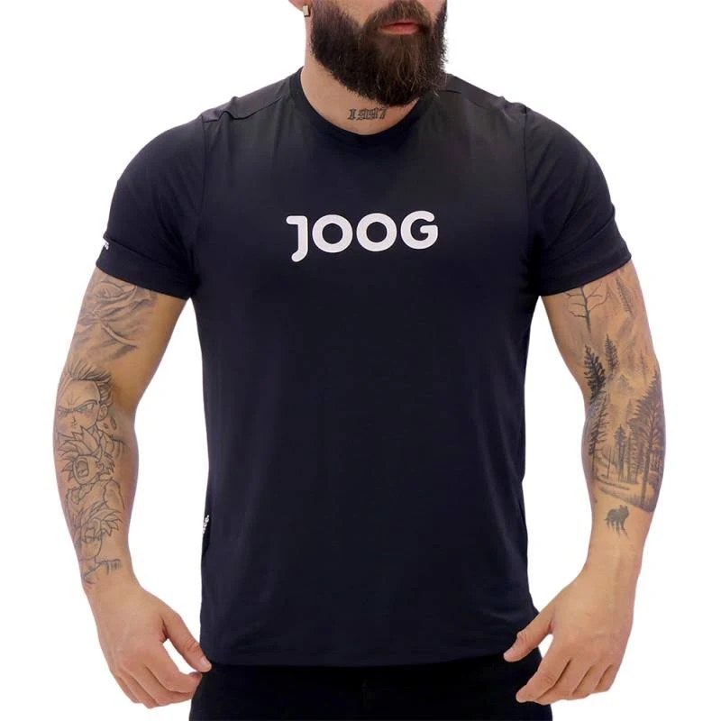  Camiseta manga curta Joog Poliamida Cross Preta