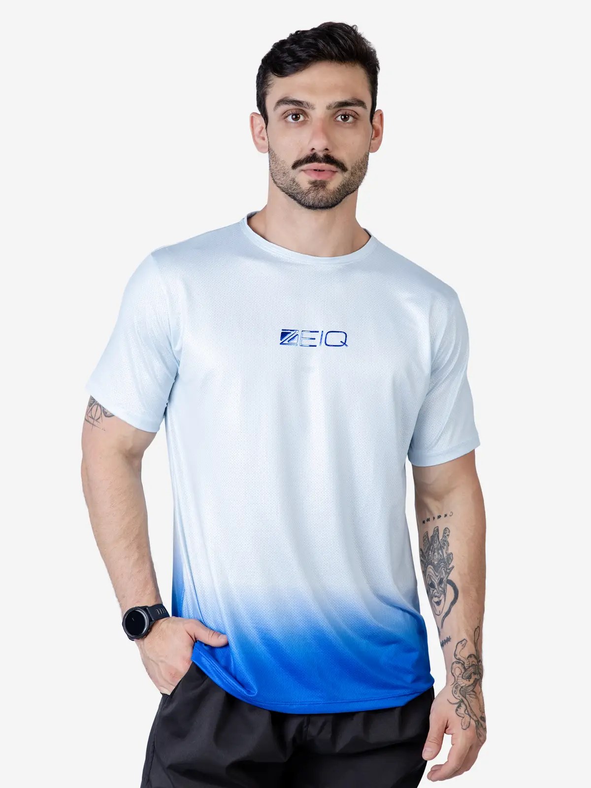Camiseta Zeiq Horizont LB Blue White
