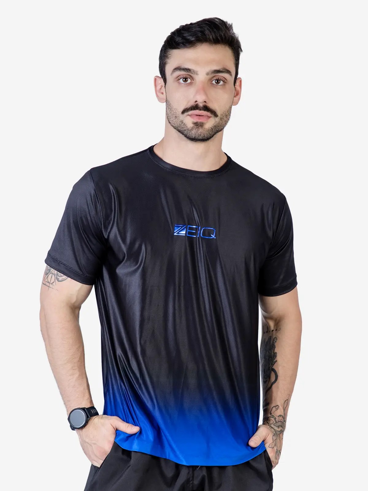 Camiseta Zeiq Horizont LB Blue Black