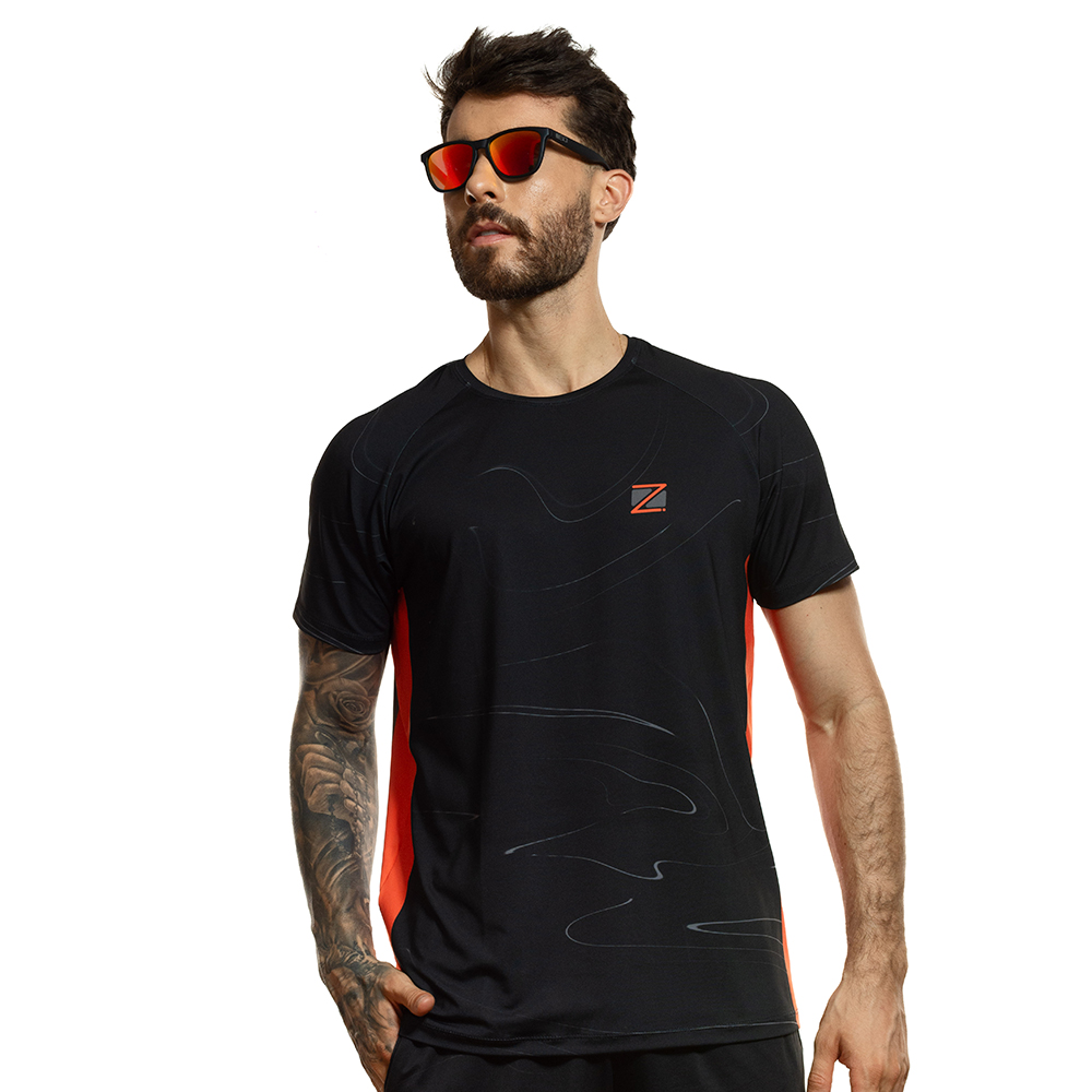 Camiseta Zeiq Masc Smoke Preta