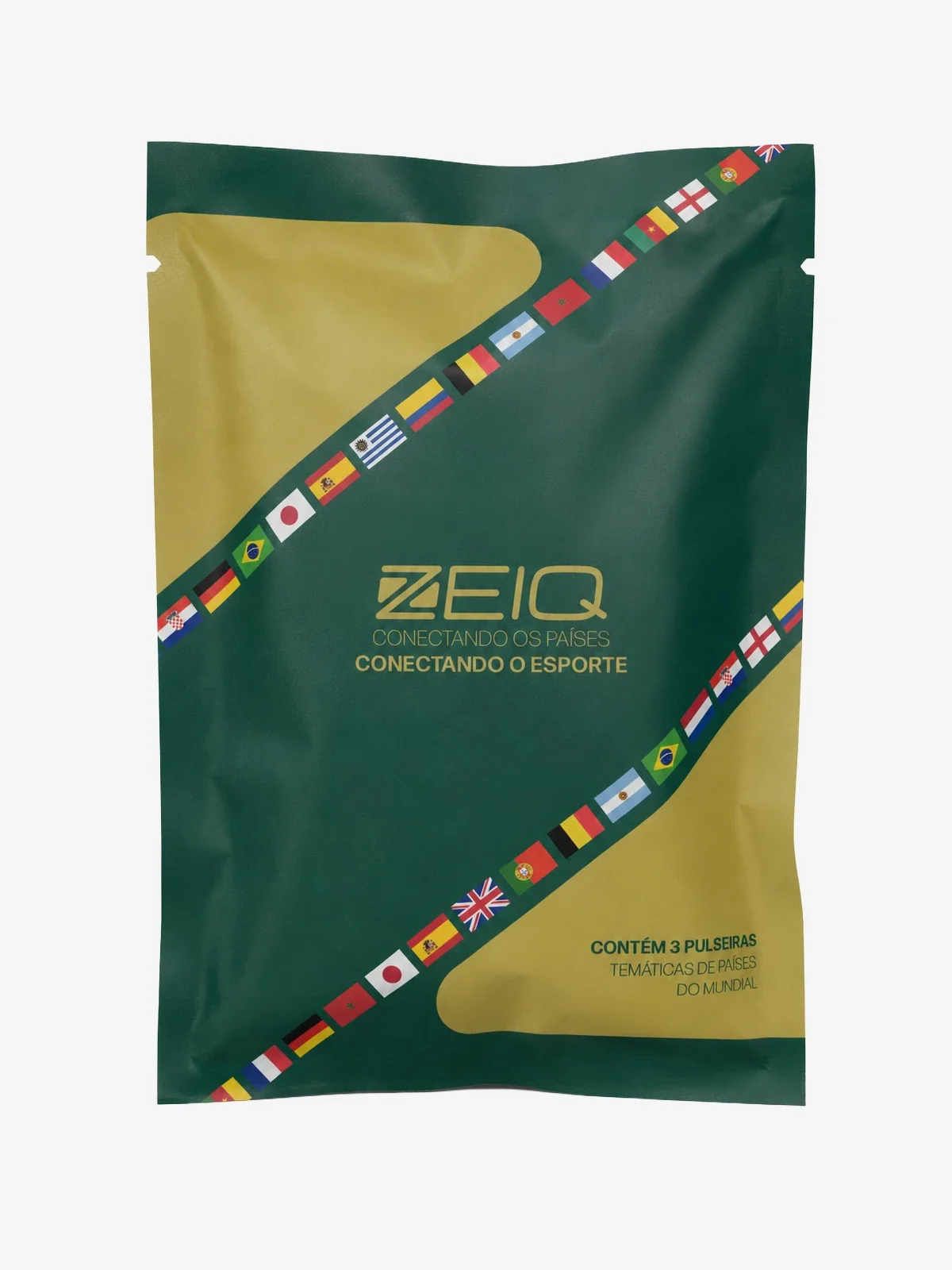 Pulseira Zeiq Copa (pacote 3 sortidas)